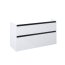 Roca Gap Pro Szafka łazienkowa 119,1x 46x66,3 cm bez blatu biały połysk A857906806 - zdjęcie 1