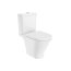 Roca Gap Round Toaleta WC kompaktowa 65,5x37x79 cm bez kołnierza Rimless biała A3420N8000 - zdjęcie 1