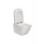 Roca Gap Zestaw Toaleta WC 54x34,7 cm bez kołnierza z powłoką + deska wolnoopadająca biała A34647L00M+A801482211 - zdjęcie 6