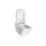 Roca Gap Zestaw Toaleta WC 54x34,7 cm bez kołnierza z powłoką + deska wolnoopadająca biała A34647L00M+A801482211 - zdjęcie 5