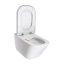 Roca Gap zestaw toaleta WC Rimless bez kołnierza + deska wolnoopadająca biała A34647L000+A80148200U - zdjęcie 2