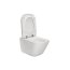 Roca Gap Zestaw Toaleta WC podwieszana Rimless bez kołnierza + deska wolnoopadająca biała A34H470000 - zdjęcie 2