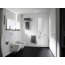 Roca Gap Zestaw Toaleta WC podwieszana 54x35 cm z deską sedesową wolnoopadającą, biały A346477000+A80148200U - zdjęcie 6