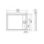 Roca Granada Medio Brodzik prostokątny 120x80x7,5 cm akrylowy biały A27T007000 - zdjęcie 2