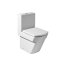 Roca Hall Toaleta WC kompaktowa 36,5x59,5x76,5 cm odpływ podwójny z powłoką MaxiClean, biała A34262800M - zdjęcie 1