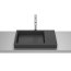 Roca Horizon Umywalka wpuszczana w blat 60x38 cm lewa czarny mat A32727508B - zdjęcie 1