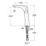 Roca Insignia Bateria umywalkowa wysoka brushed titanium black A5A3C3ANM0 - zdjęcie 2