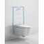 Roca Inspira In-Wash Miska WC 56,2x39 cm z deską myjącą biała A803060001 - zdjęcie 3