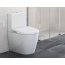 Roca Inspira In-Wash Toaleta WC myjąca kompaktowa 68x39x78,8 cm z deską sedesową wolnoopadającą, biała A803061001 - zdjęcie 2