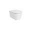 Roca Inspira Round Compacto Toaleta WC 48x37 cm bez kołnierza krótka biały mat A346528620 - zdjęcie 1