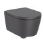 Roca Inspira Round Compacto Toaleta WC Rimless bez kołnierza krótka onyx A346528640 - zdjęcie 1
