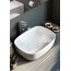 Roca Inspira Soft Umywalka nablatowa 50x37 cm z powłoką Maxi Clean biała A32750000M - zdjęcie 2