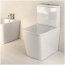 Roca Inspira Square Toaleta WC kompaktowa 37x64,5x79,4 cm odpływ podwójny, biała A342537000 - zdjęcie 2