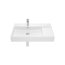 Roca Inspira Umywalka wisząca 80x49 cm z powłoką Maxi Clean, biała A32752B00M - zdjęcie 2