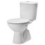 Roca Madalena Zestaw Toaleta WC kompaktowa 67x35,5 cm z deską sedesową, biała A349597000 - zdjęcie 1