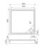 Roca Malaga Compact Brodzik prostokątny 90x90x13 cm akrylowy, biały A276256000 - zdjęcie 3