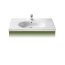 Roca Meridian Umywalka meblowa 85x46,5x15 cm z powłoką MaxiClean, biała A32724M00M - zdjęcie 4