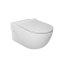 Roca Meridian Zestaw Toaleta WC podwieszana Rimless bez kołnierza + deska wolnoopadająca biały A34H240000 - zdjęcie 1