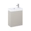 Roca Mini-N Unik Zestaw szafka podumywalkowa 45x24,9x49,6 cm fume mat + umywalka meblowa biała A852445539 - zdjęcie 1