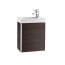 Roca Mini Umywalka meblowa z szafką podumywalkową Unik 45x25x57,5 cm, wenge A855873154 - zdjęcie 1