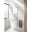 Roca Mini Zestaw łazienkowy 45x25x57,5 cm z lustrem, biały A855866806 - zdjęcie 2