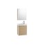 Roca Mini Zestaw łazienkowy 45x25x57,5 cm z lustrem, dąb A855866155 - zdjęcie 1