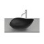 Roca Ohtake Umywalka nablatowa 55x38,5 cm czarny mat A327A13080 - zdjęcie 1