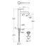 Roca Ona Bateria umywalkowa wysoka Cold start PVD inox z powłoką Everlux A5A349ESM0 - zdjęcie 2