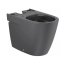 Roca Ona Toaleta WC stojąca Rimless bez kołnierza kompakt czarny mat A342688080 - zdjęcie 1