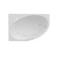 Roca Orbita Wanna narożna asymetryczna z hydromasażem 150x100 cm lewa biała A24T206000 - zdjęcie 1