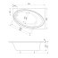 Roca Orbita Wanna narożna z hydromasażem 150x100 cm prawa biała A24T213000 - zdjęcie 2