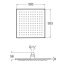 Roca Rainsense Deszczownica 30x30 cm PVD inox z powłoką Everlux A5B4050SM0 - zdjęcie 2