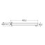 Roca Rainsense Square Ramię deszczownicy ścienne 40 cm chrom A5B0950C00 - zdjęcie 2