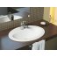Roca Rodeo Umywalka wpuszczana w blat 52x41x18,5 cm z powłoką MaxiClean, biała A32786600M - zdjęcie 2