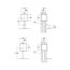 Roca Sentronic-S Element podtynkowy do przycisku pisuarowego A525165203 - zdjęcie 2