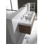 Roca Stratum Umywalka wisząca lub meblowa 130x50x16 cm podwójna, biała A327630000 - zdjęcie 4