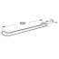 Roca Tempo Wieszak na ręcznik 60 cm rose gold A817030RG0 - zdjęcie 2