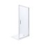 Roca Town-N Drzwi prysznicowe uchylne 100x195 cm profile chrom szkło przejrzyste MaxiClean AMP2710012M - zdjęcie 1