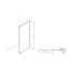Roca Town Ścianka boczna 70x195 cm z powłoką MaxiClean, profile chrom szkło przezroczyste AMP2007012M - zdjęcie 2