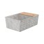 Roca Tura Organizer 48x33,5x18 cm szary/korek naturalny A818024N10 - zdjęcie 1