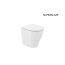 Roca Tura Toaleta WC stojąca Rimless bez kołnierza biała z powłoką Supraglaze A347697S00 - zdjęcie 2