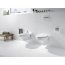Roca Victoria Toaleta WC podwieszana 35,5x52,5x39,5 cm ze stelażem, biała A89009000V - zdjęcie 2