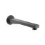 Roca Naia Wylewka wannowa ścienna 22,1 cm brushed titanium black A5253089NM - zdjęcie 1