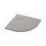 Ronal Calce Brodzik półokrągły 80x80 cm szary beton W31R5508014 - zdjęcie 1