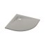 Ronal Dune Brodzik półokrągły 80x80 cm szary beton W32R5508014 - zdjęcie 1