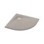 Ronal Dune Brodzik półokrągły 80x80 cm len W32R5508015 - zdjęcie 1