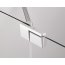 Ronal Sanswiss Cadura CA13 G Drzwi prysznicowe wahadłowe 100x200 cm z elementem stałym lewe, profile srebrny połysk szkło przezroczyste Aquaperle CA13G1005007 - zdjęcie 4