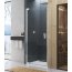 Ronal Sanswiss Cadura CA1C G Drzwi prysznicowe wahadłowe 100x200 cm lewe, profile srebrny połysk szkło przezroczyste Aquaperle CA1CG1005007 - zdjęcie 1