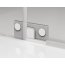 Ronal Sanswiss Cadura CA31C D Drzwi prysznicowe wahadłowe 90x200 cm ze ścianką stałą prawe, profile srebrny połysk szkło przezroczyste Aquaperle CA31CD0905007 - zdjęcie 9
