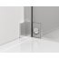 Ronal Sanswiss Cadura CA31C D Drzwi prysznicowe wahadłowe 100x200 cm ze ścianką stałą prawe, profile srebrny połysk szkło przezroczyste Aquaperle CA31CD1005007 - zdjęcie 7